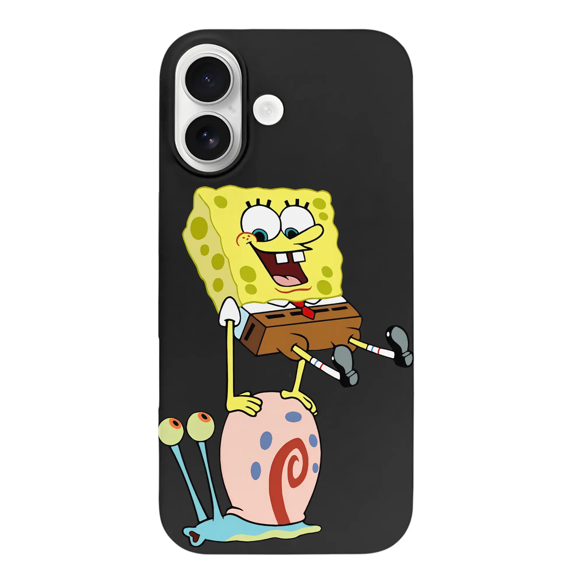 スポンジボブ グッズ カタツムリさん - iPhone 17 シリーズ シリコンケース 薄型 耐衝撃 指紋防止 ソフトタッチカバー 精密フィット 傷防止 保護ケース iPhone 17/17 Air/17 Pro/17 Pro Max 対応